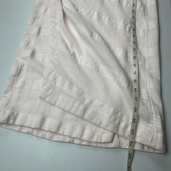 Free People Dress Womens Medium Pink Linen One Shoulder Midi Beach At Leisure - Picture 14 of 16